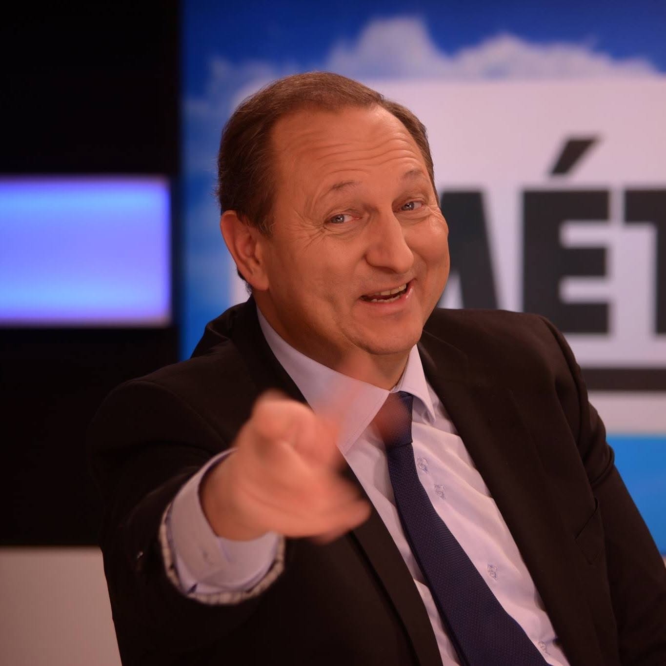 Patrick Vermeire en plateau TV